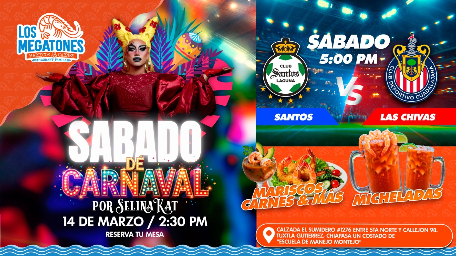 SÁBADO CARNAVAL BY SELINA KAT🎉